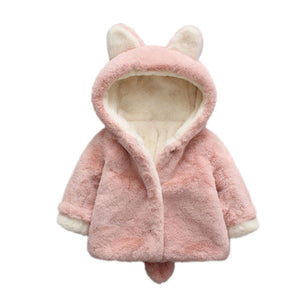 Kids Baby Infant Girls winter coat Winter Hooded Coat Cloak Thick Warm Clothes drop shipping